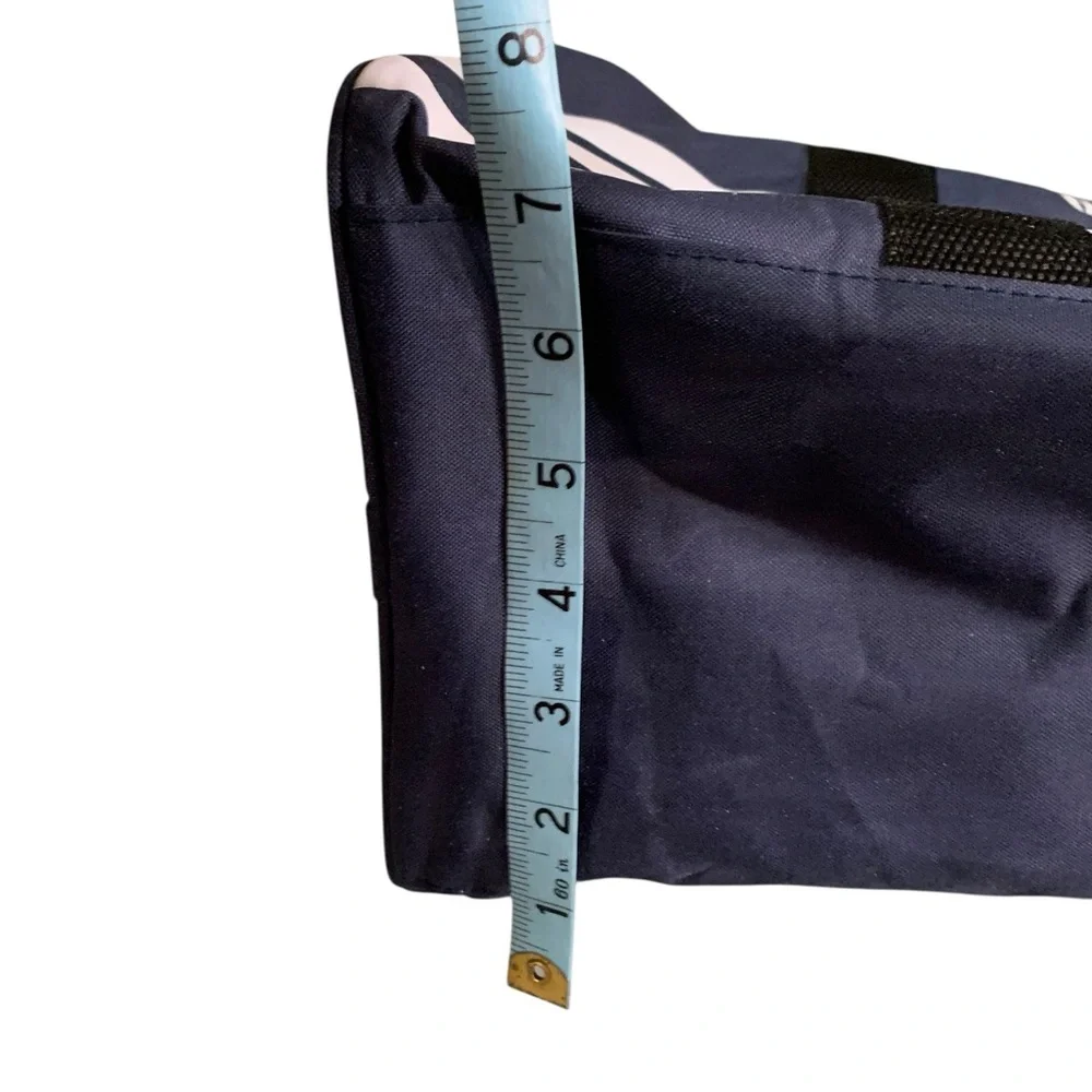 Jean Paul Gaultier Blue and Black Duffel Bag